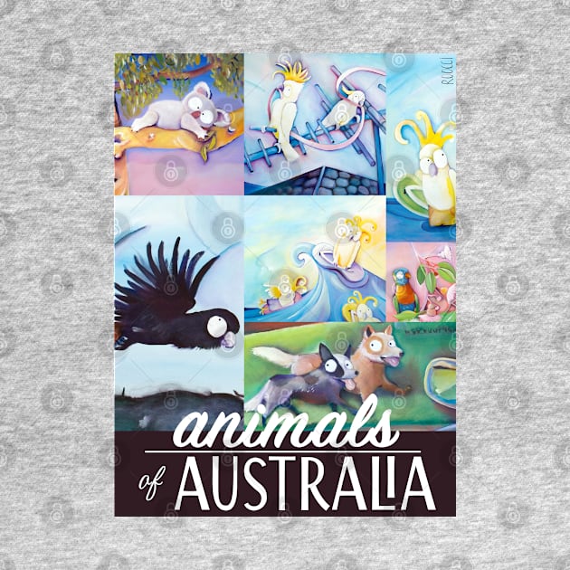 Animals Of Australia by RoocciArt